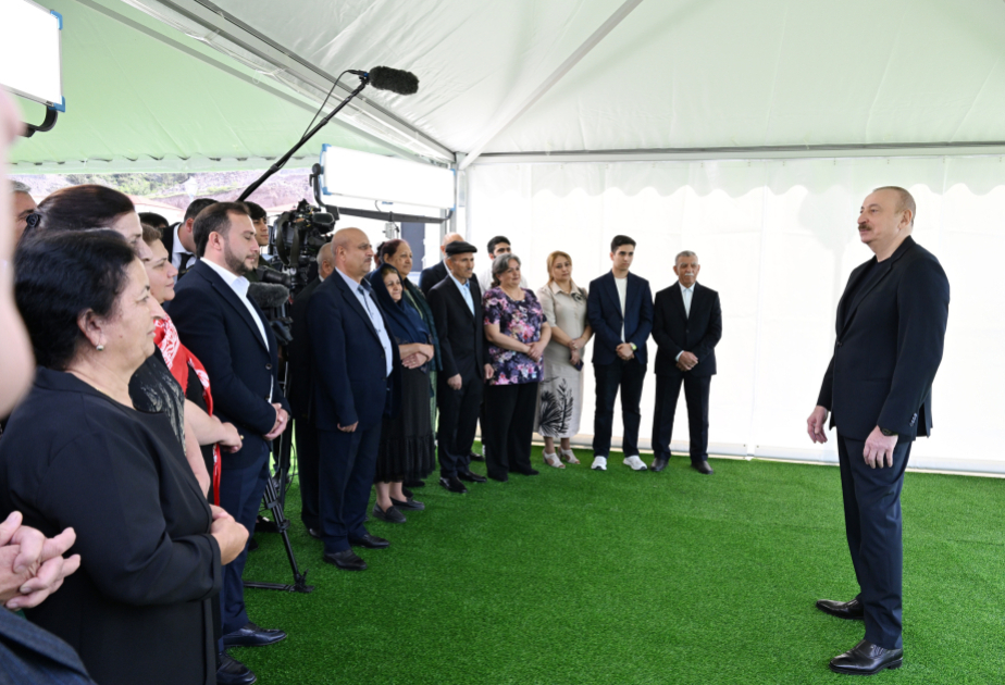 Presidente Ilham Aliyev: “El número de las ciudades y pueblos restaurados ha llegado a 15”
