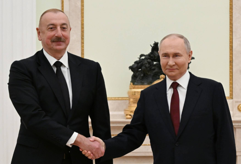 Präsident Putin gratuliert Präsident Aliyev zum Tag der Unabhängigkeit am 28. Mai