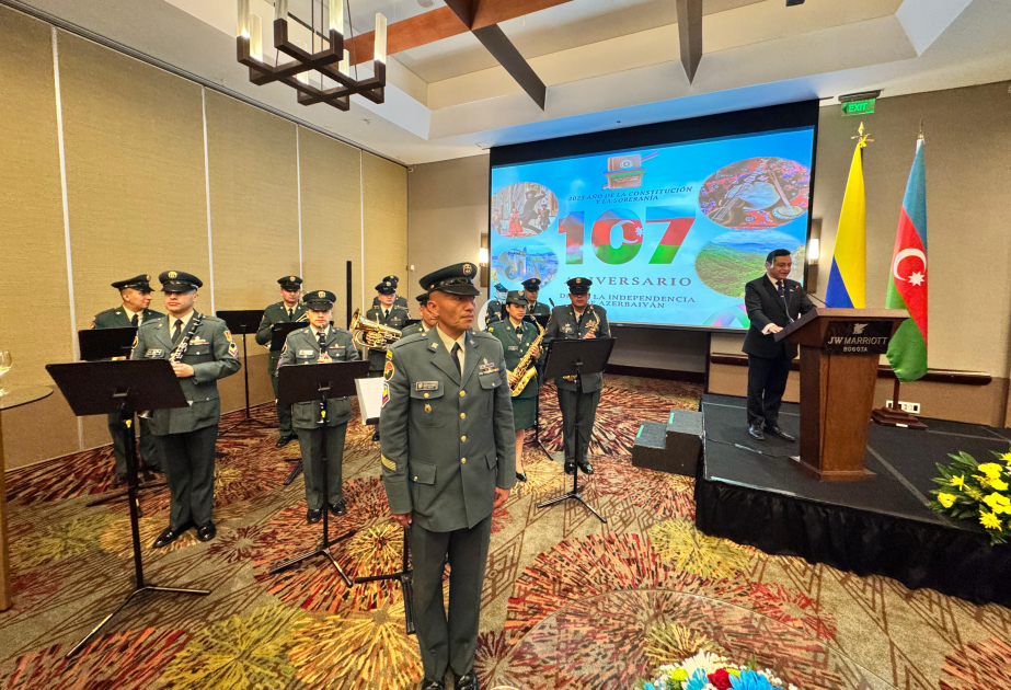 Colombia conmemora el 107.º aniversario de la independencia de Azerbaiyán con acto oficial en Bogotá