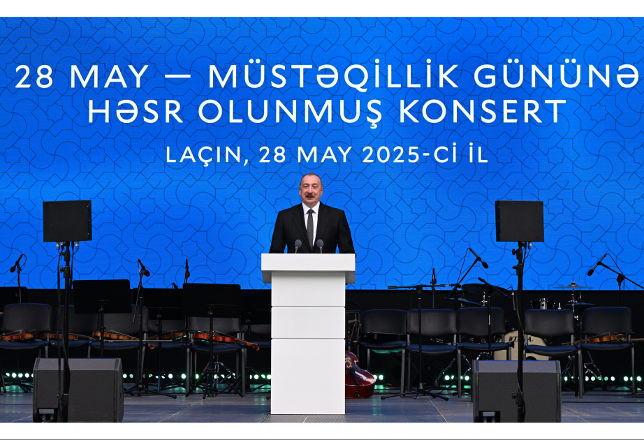 En Lachin se celebró un concierto con motivo del 28 de mayo – Día de la Independencia