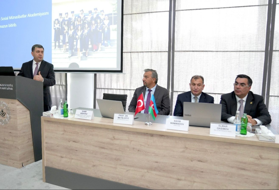 Koç Universiteti ilə Əmək və Sosial Münasibətlər Akademiyası arasında əməkdaşlıq məsələləri müzakirə edilib
