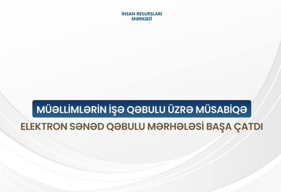 MİQ üzrə elektron sənəd qəbulu başa çatıb