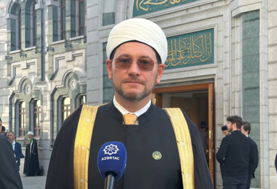 Damir Muhetdinov: Məhz Azərbaycan müsəlman dünyasının problemlərini dilə gətirməyə və onların real həlli yollarını təklif etməyə qadirdir