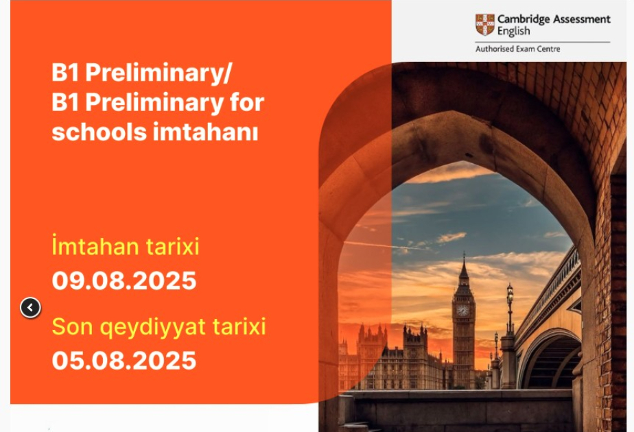 Məktəblilər üçün ingilis dili imtahanlarına qeydiyyat elan edilir