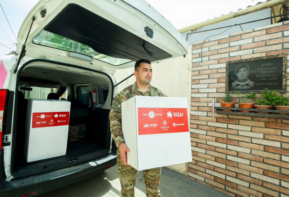 Пятый «Караван подарков» детям шехидов от Фонда YAŞAT