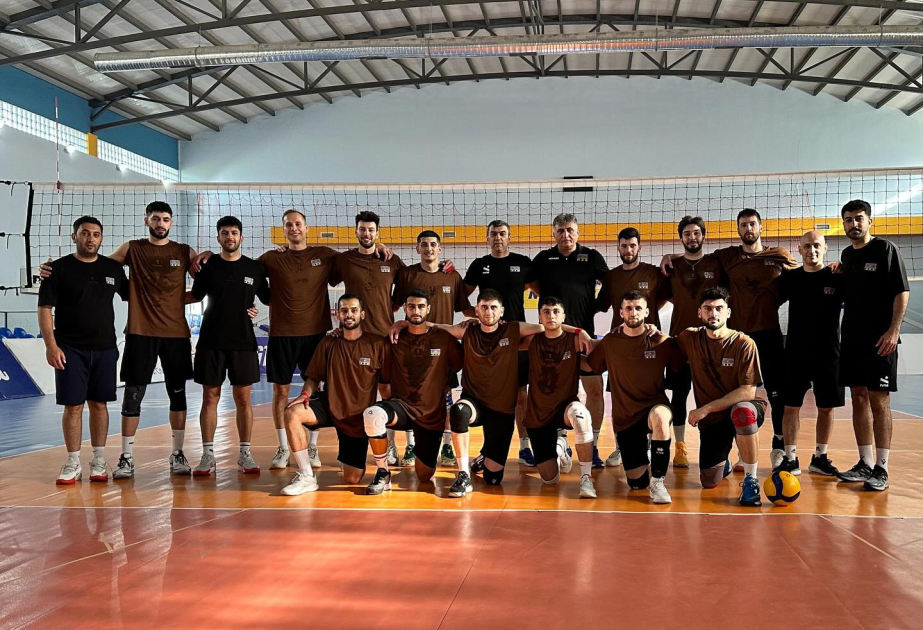 Azərbaycan voleybol millisi Avropa Gümüş Liqasına Gürcüstanda hazırlaşır