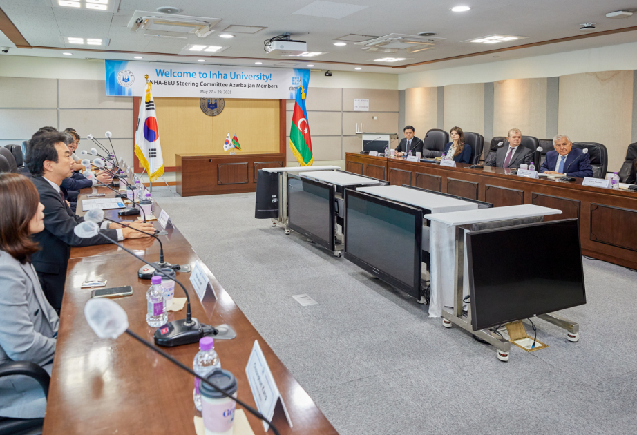 Koreyada BMU və INHA Universitetinin rektorları arasında görüş keçirilib
