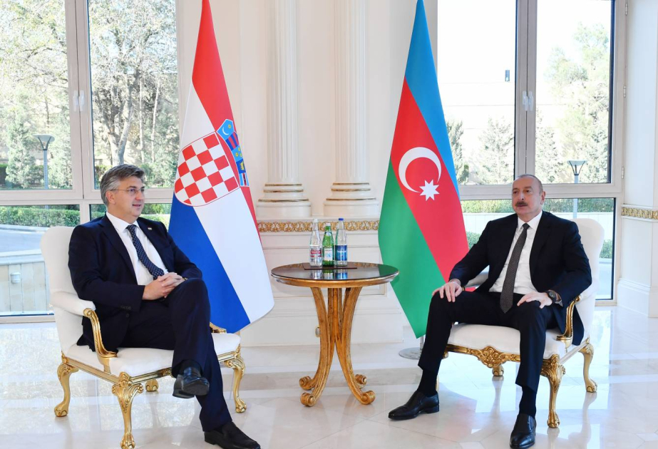 Le président azerbaïdjanais : Notre dialogue politique avec la Croatie constitue une bonne base pour l’élargissement de notre coopération