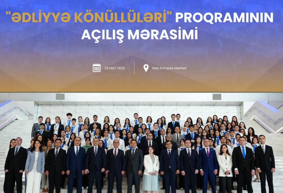 “Ədliyyə könüllüləri” proqramının yeni mərhələsi ictimaiyyətə təqdim edilib