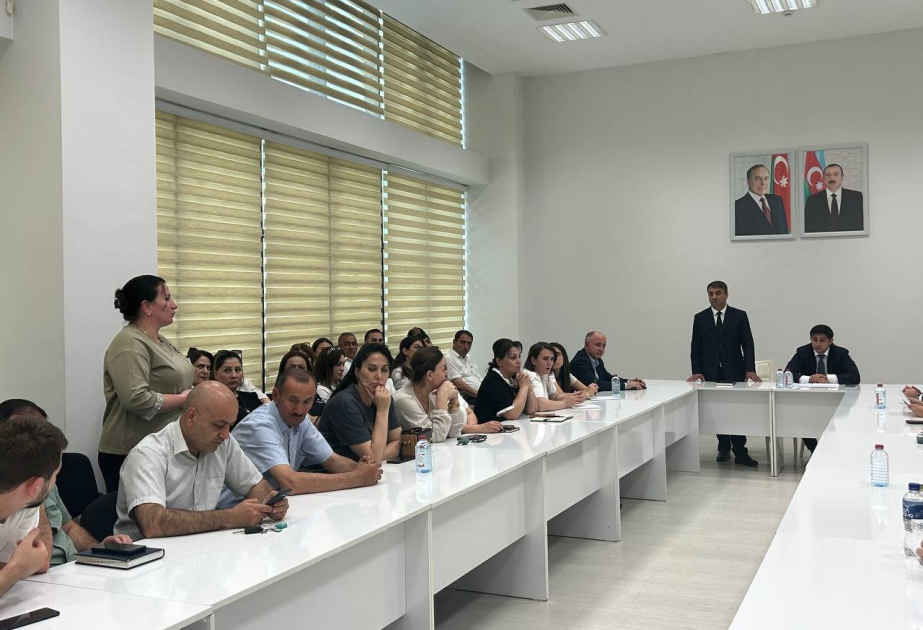 Mingəçevirdə əmək münasibətləri və iş yerlərində təhlükəsizliyə dair maarifləndirmə tədbiri keçirilib