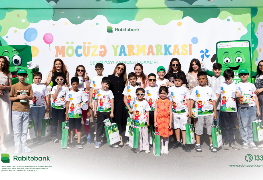 ®  Uşaqların Beynəlxalq Müdafiəsi Günü münasibətilə “Rabitəbank”dan sosial məsuliyyət nümunəsi