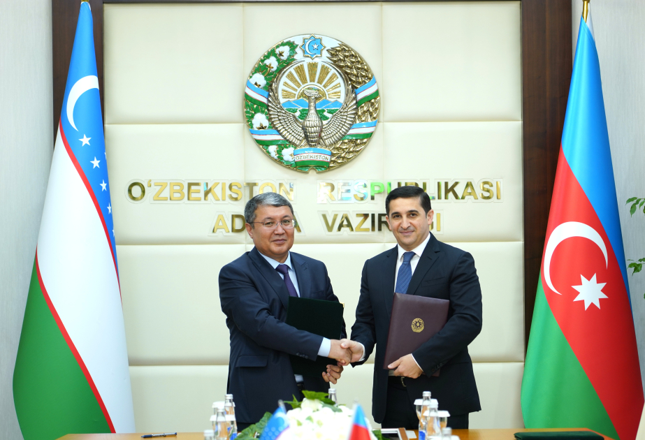 Azərbaycan və Özbəkistan Ədliyyə nazirlikləri arasında Əməkdaşlıq Proqramı imzalanıb