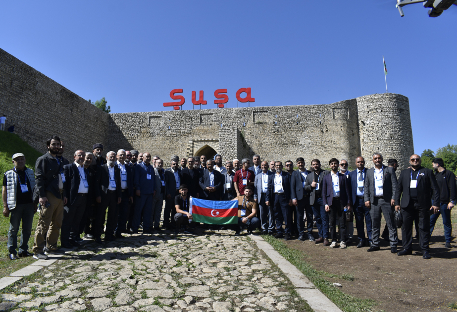 Turkish, Georgian religious figures tour Shusha city VİDEO