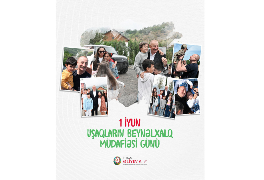 President Ilham Aliyev shared post on International Children's Day VIDEO