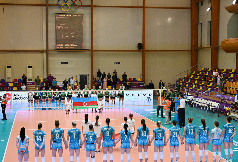 Azərbaycan voleybol millisi Avropa Qızıl Liqasında ikinci oyununu keçirib