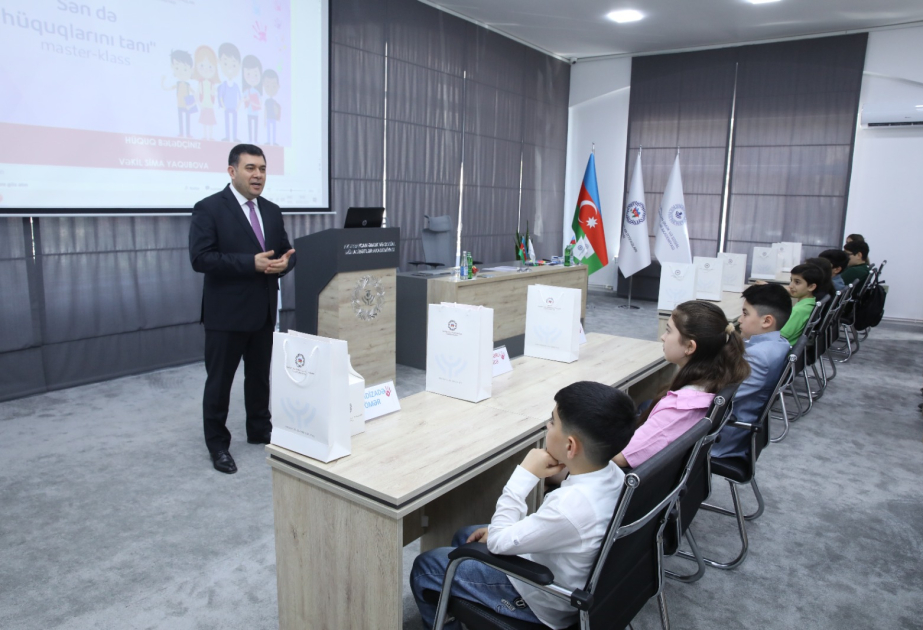 AHİK uşaqlar üçün “Sən də hüquqlarını tanı” mövzusunda ustad dərsi təşkil edib