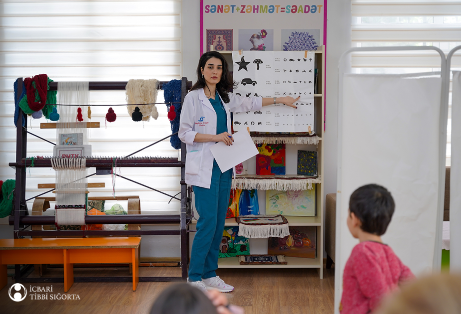 Uşaq sığınacaqlarında tibbi müayinələr təşkil edilib