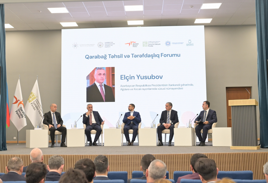 Xankəndidə Qarabağ Təhsil və Tərəfdaşlıq Forumu keçirilib YENİLƏNİB 2 VİDEO