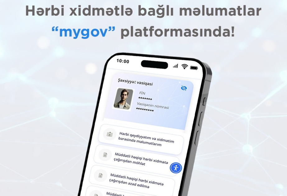 Vətəndaşların hərbi xidmətlə bağlı məlumatları “mygov” platformasında!