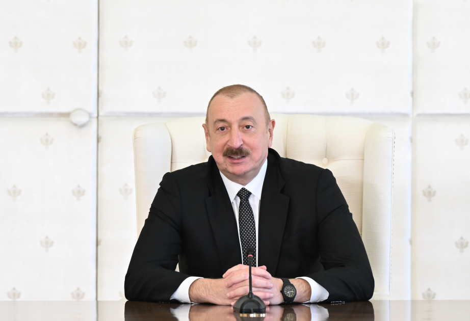 Präsident Ilham Aliyev: Wir sind ein Land, das auf dem Schlachtfeld, im politischen Bereich und in den Sportarenen gewinnt