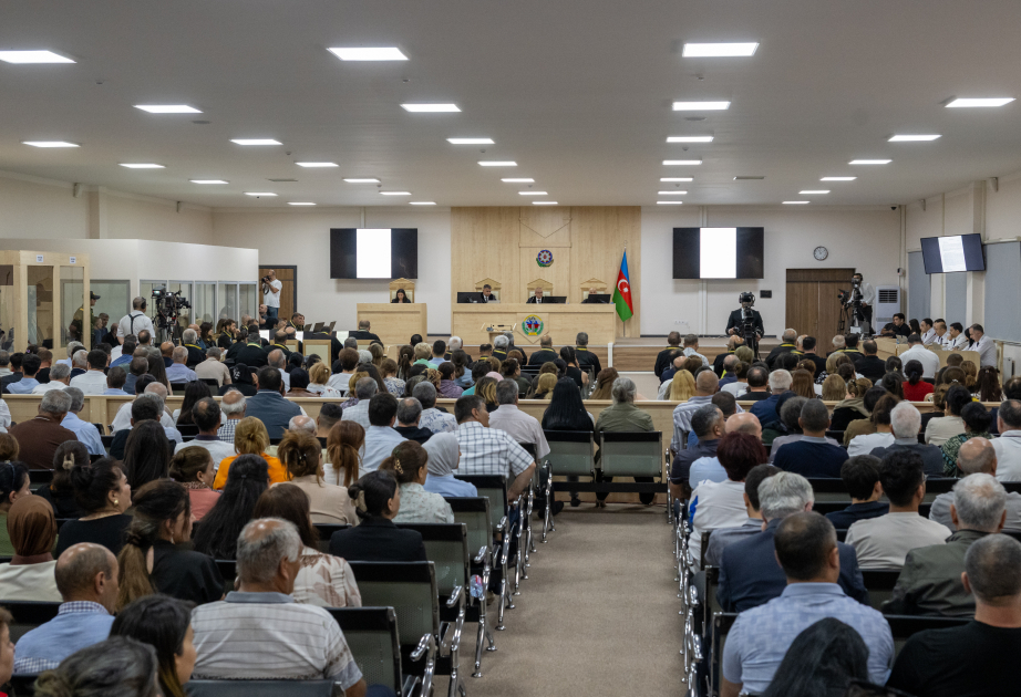 Vətən müharibəsində Ermənistan silahlı qüvvələrinin Azərbaycanın mülki infrastrukturuna ziyan vurması ilə bağlı sənədlər məhkəmədə tədqiq olunub VİDEO