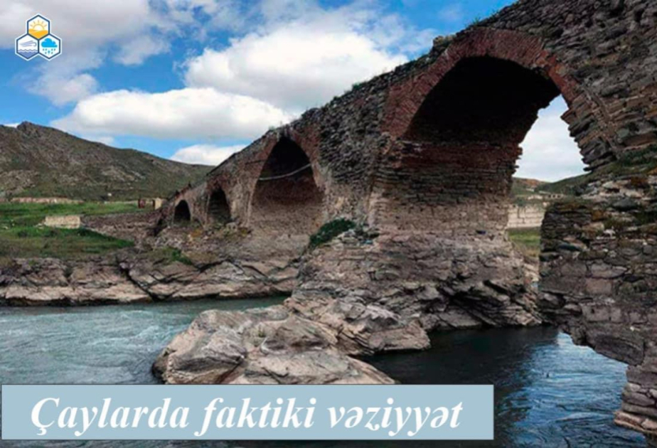 Çaylarda müşahidə olunan faktiki vəziyyət açıqlanıb