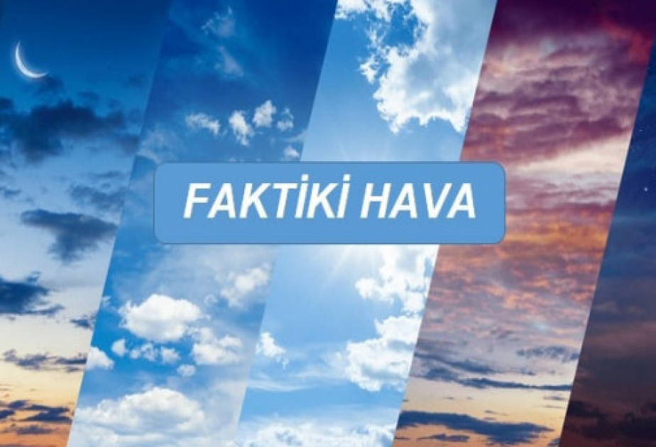 Нестабильные погодные условия продолжаются – ФАКТИЧЕСКАЯ ПОГОДА
