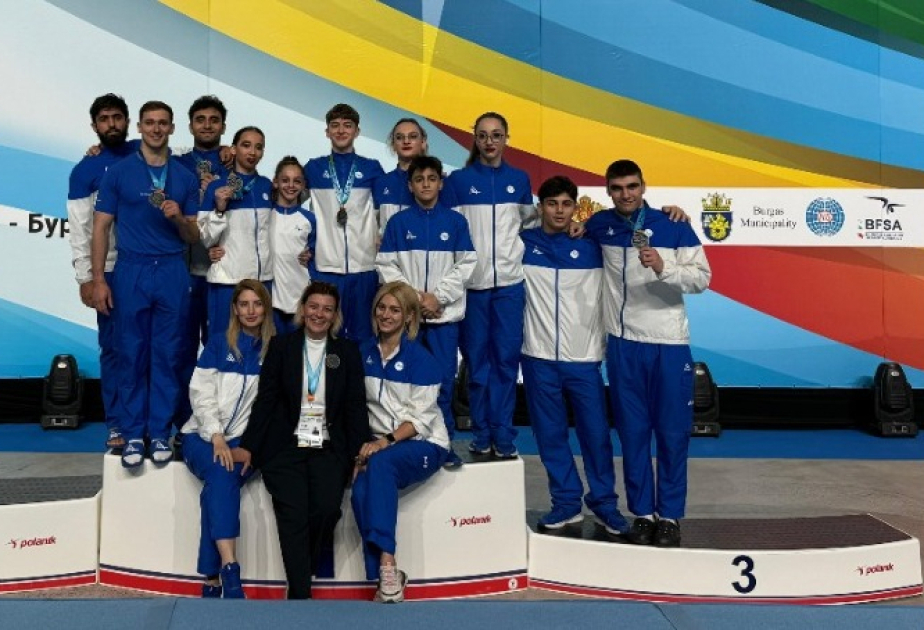 Azerbaijani gymnasts win three silvers at Acrobatic Gymnastics World Cup