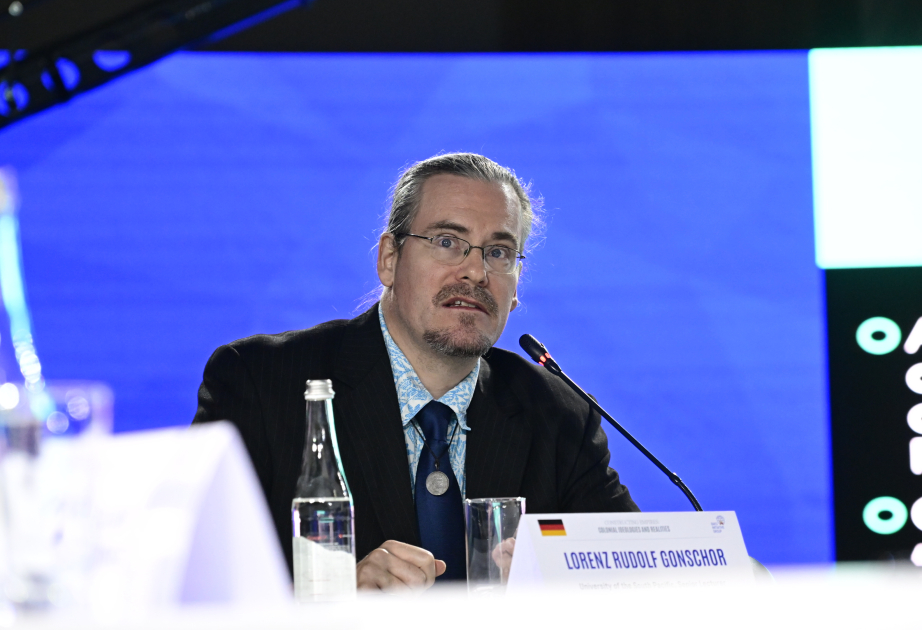 Lorenz Rudolf Gonschor: Ədalətin bərpası gələcək nəsillərə insan haqlarına əsaslanan tarix təqdim edir