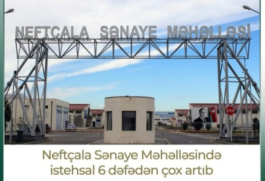 Neftçala Sənaye Məhəlləsində istehsal 6 dəfədən çox artıb