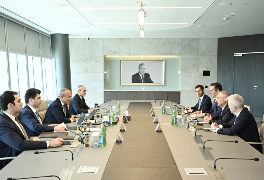 İqtisadiyyat Nazirliyində "Saipem S.p.A." şirkəti ilə əməkdaşlığın perspektivləri barədə fikir mübadiləsi aparılıb