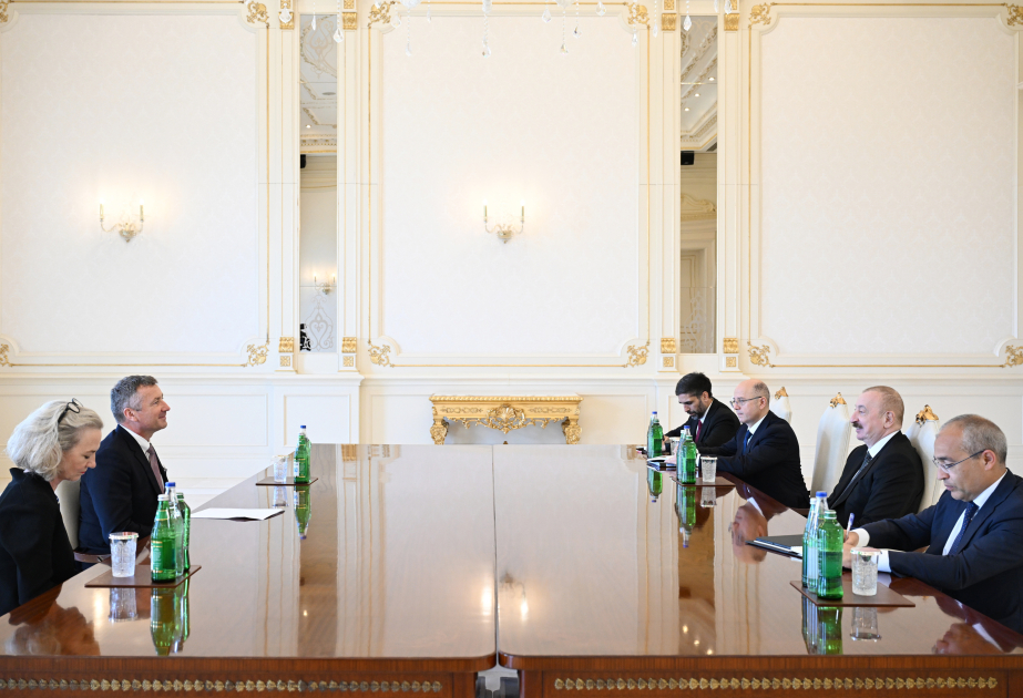 伊利哈姆·阿利耶夫总统会见埃克森美孚公司副总裁