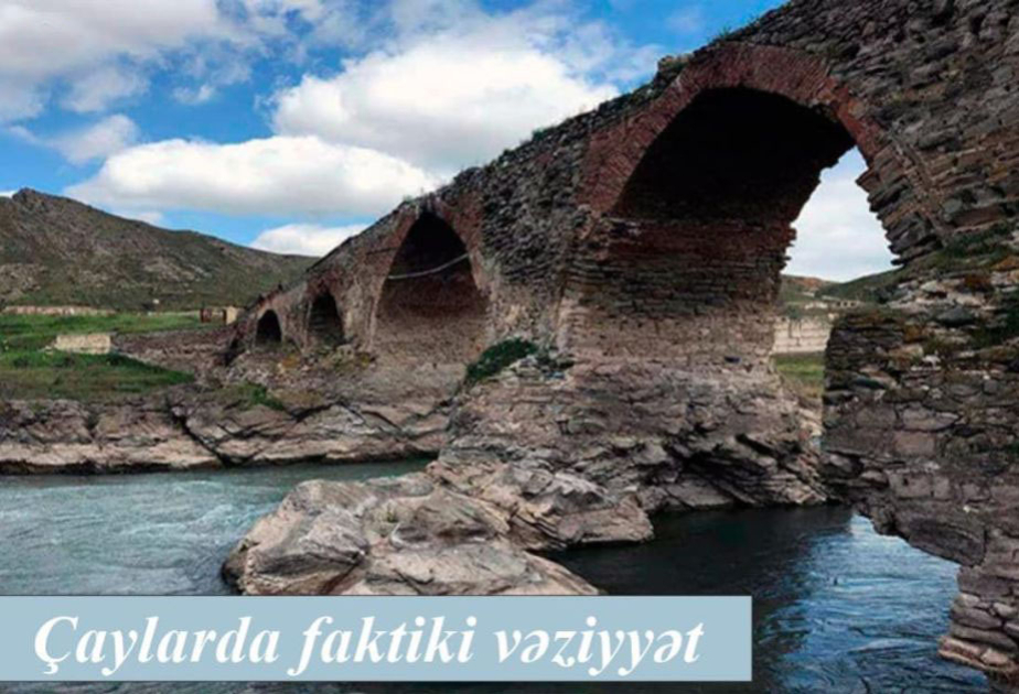 Çaylarda müşahidə olunan faktiki vəziyyət açıqlanıb