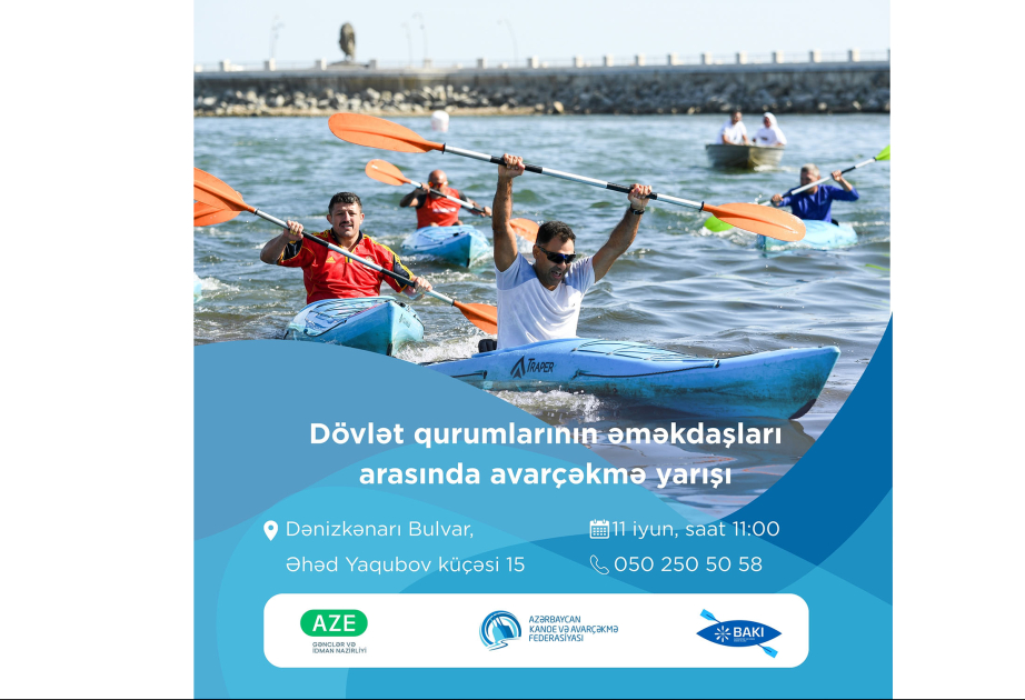 Dövlət qurumları arasında avarçəkmə yarışı keçiriləcək
