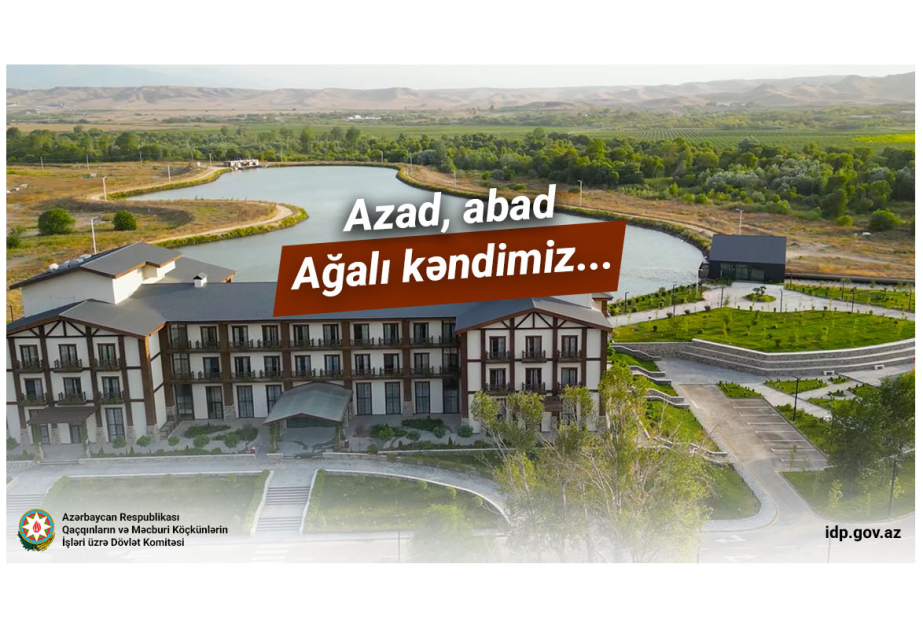 Azad, abad Ağalı kəndimiz... VİDEO