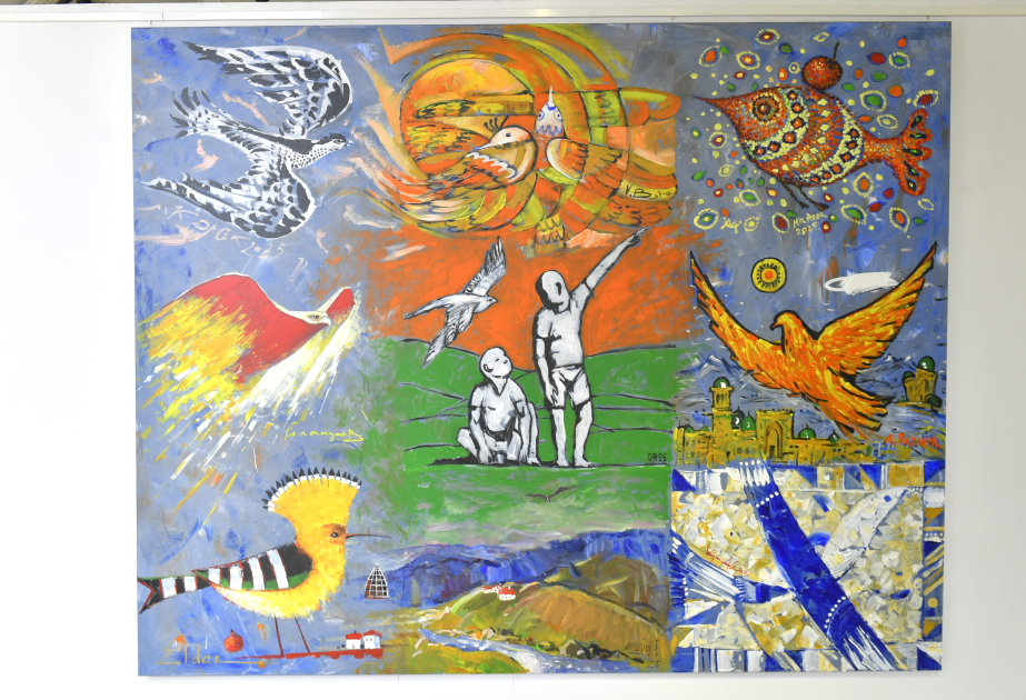 In der GUS-Kulturhauptstadt Latschin internationale Kunstausstellung „Farben der Gemeinschaft“ eröffnet