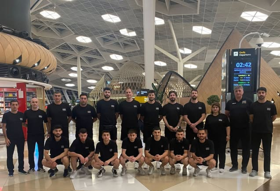Azərbaycan voleybol millisi Avropa Gümüş Liqasındakı oyunları üçün İsveçə yola düşüb