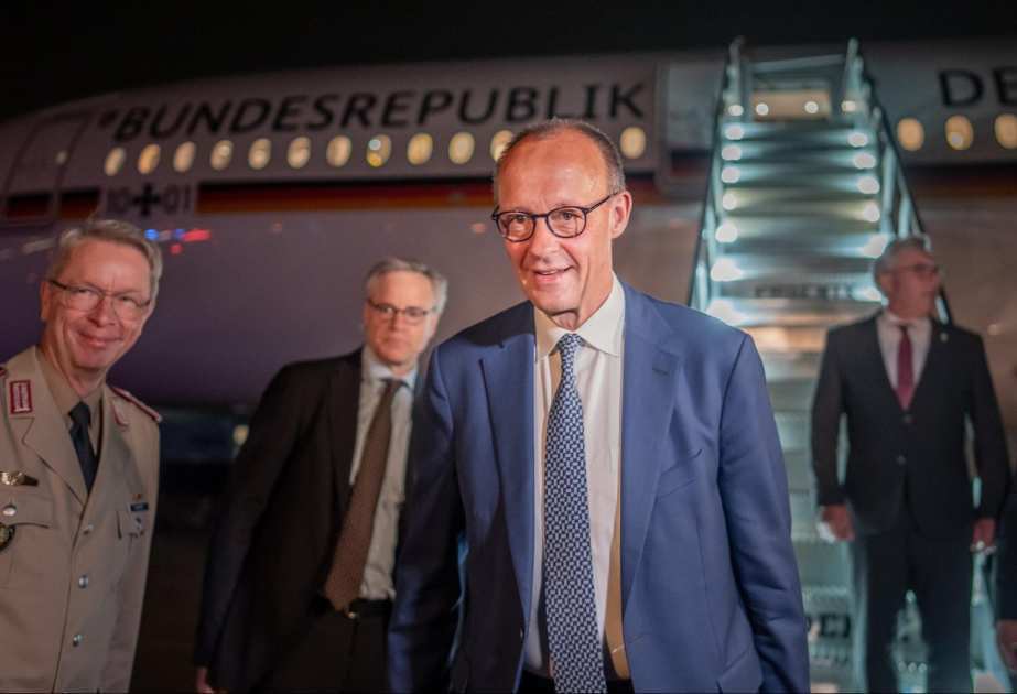 Deutscher Bundeskanzler trifft Trump im Weißen Haus