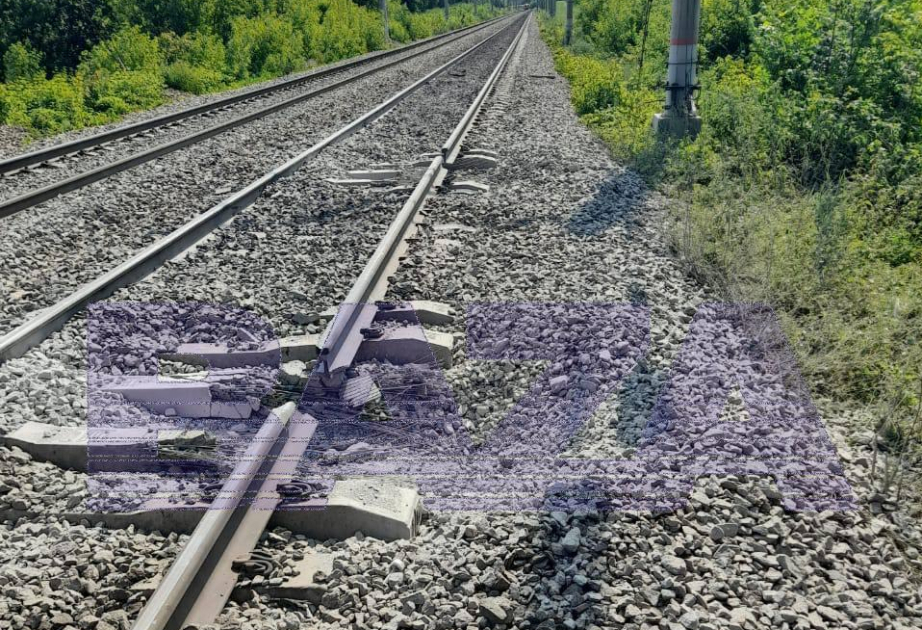 Rusiyanın Voronej vilayətinin cənubunda partlayış nəticəsində dəmir yolu xətti zədələnib