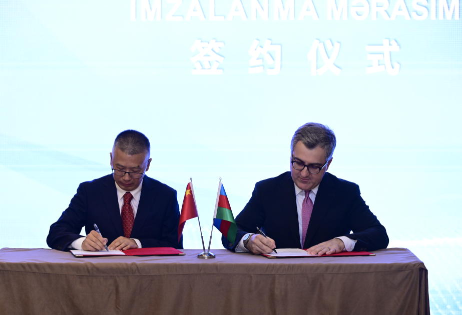AZPROMO ilə Çin Beynəlxalq Ticarətin Təşviqi Şurasının Quandonq Komitəsi arasında Anlaşma Memorandumu imzalanıb