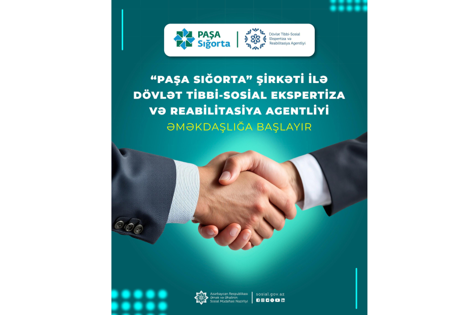 “PAŞA Sığorta” ilə Dövlət Tibbi-Sosial Ekspertiza və Reabilitasiya Agentliyi əməkdaşlığa başlayır