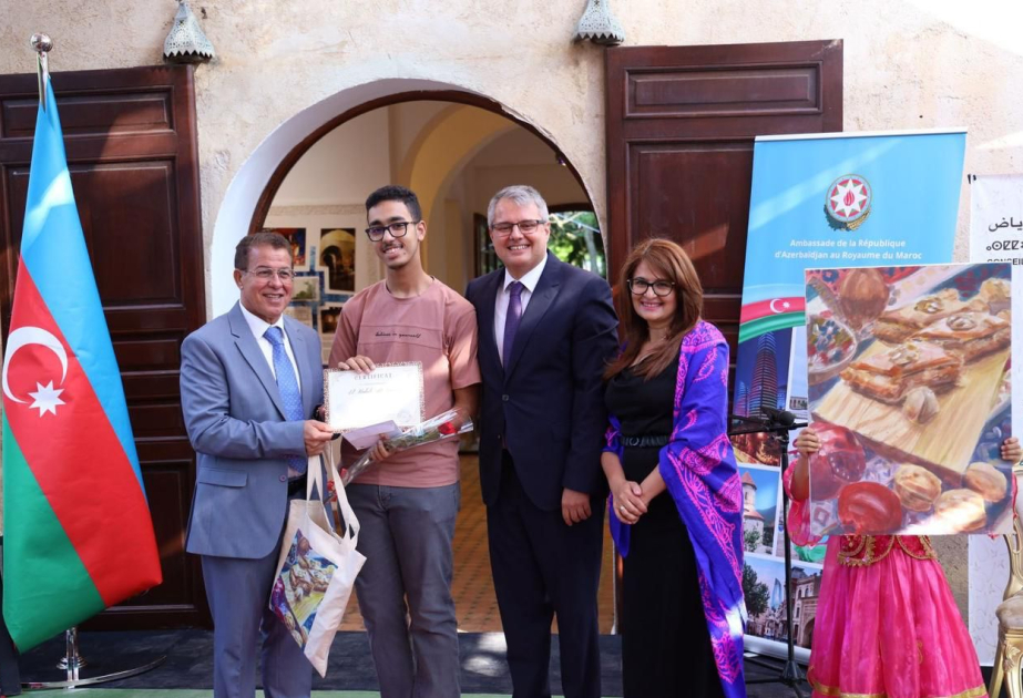 La cérémonie de clôture et de remise des prix du concours de peinture « L'Azerbaïdjan vu par les enfants marocains » s'est tenue à Rabat – Reportage PHOTOS  VIDEO