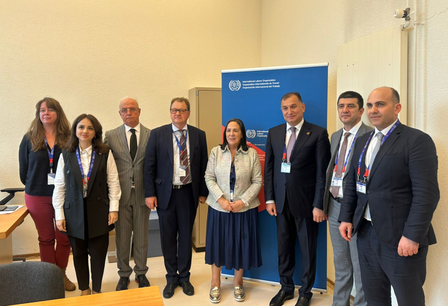 AHİK sədri Cenevrədə keçirilən görüşlərdə ölkəmizdə layiqli əmək şəraitinin təmin olunması üçün görülən tədbirlərdən danışıb