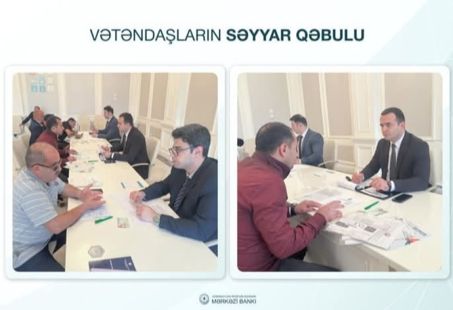 Mərkəzi Bank Gəncədə vətəndaşların səyyar görüşünü keçirib