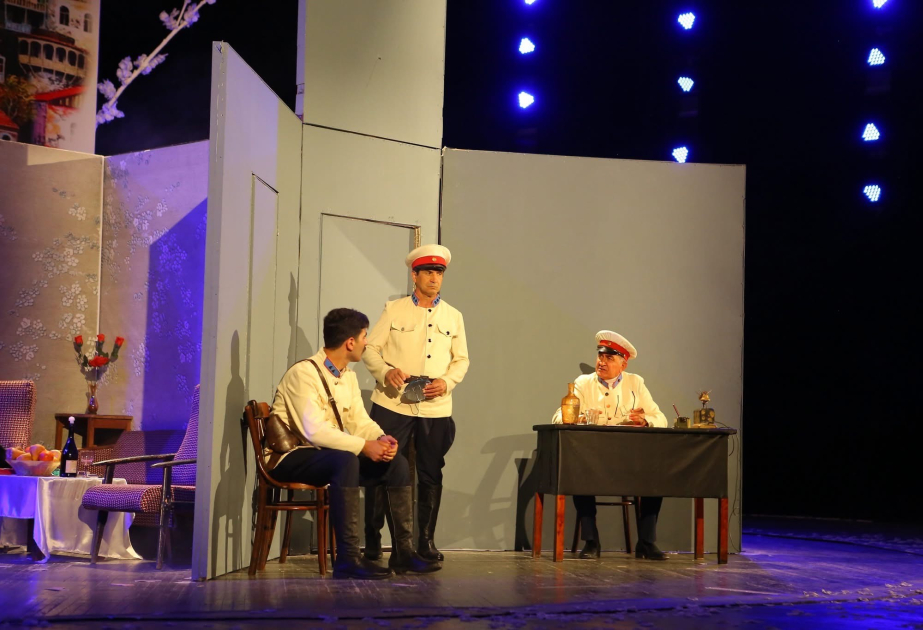 Gəncə Dövlət Milli Dram Teatrının səhnəsində "Kukaraça" tamaşasının premyerası olub