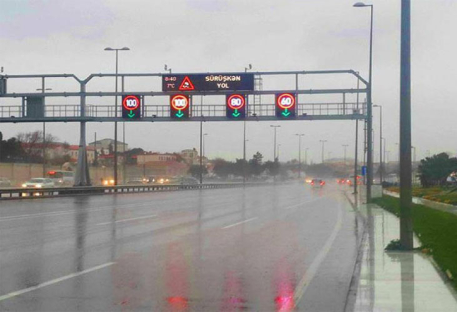 Zığ dairəsi-Hava Limanı yolunda bəzi zolaqlar üzrə sürət həddi aşağı salınıb