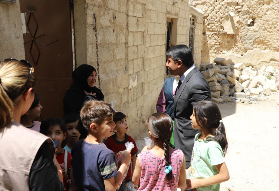 Азербайджан провел в Сирии очередную благотворительную акцию