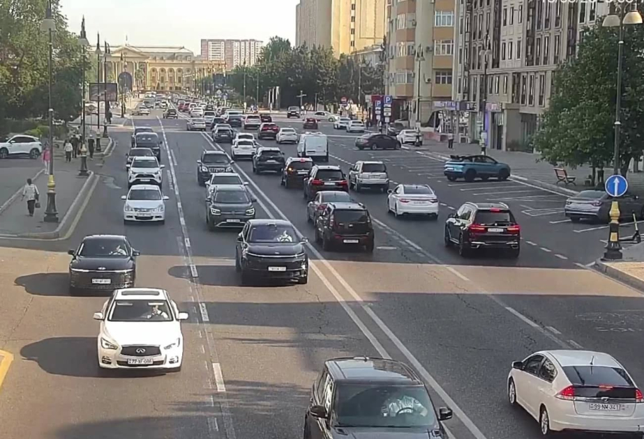 Bakıda bir sıra yollarda sıxlıq müşahidə olunur - SİYAHI