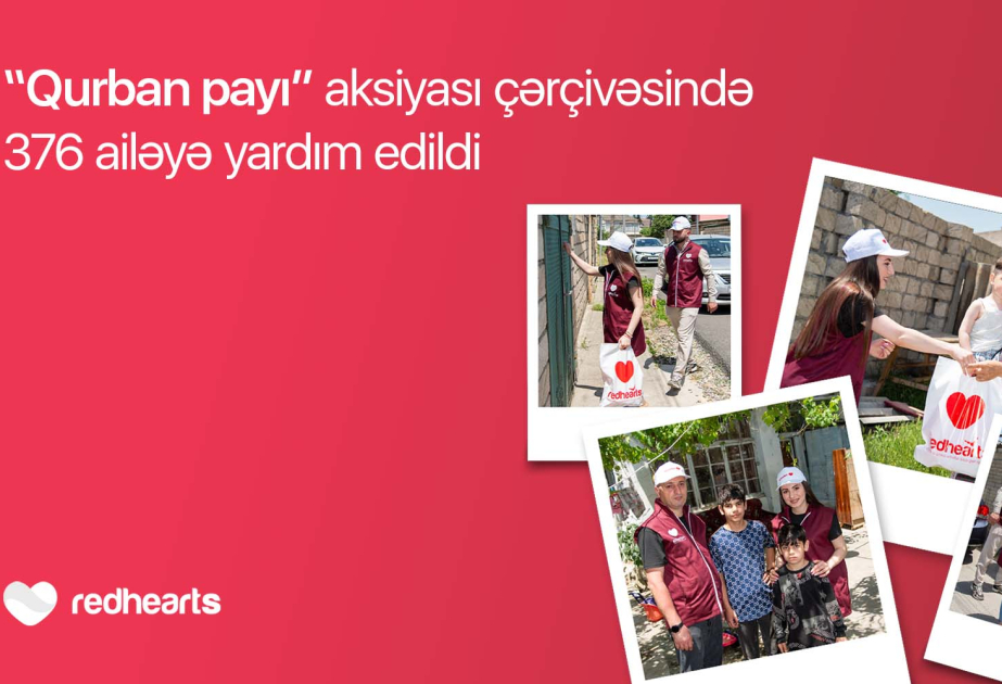 ®  Assistance provided to 376 families within the framework of the “Qurban Payı” campaign