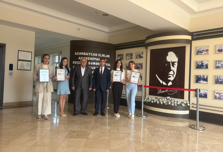 Aşqarlar Kimyası İnstitutunun keçirdiyi müsabiqənin qaliblərinə mükafatlar təqdim edilib